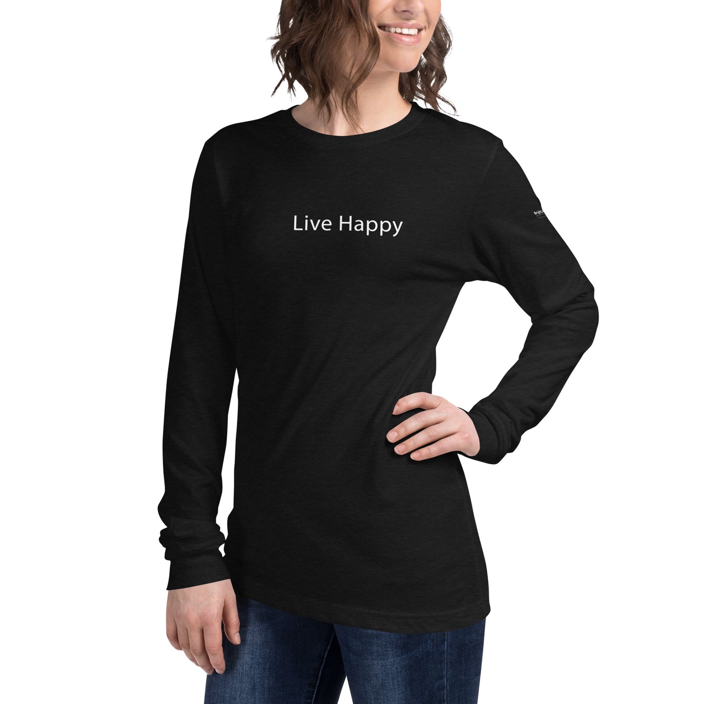 "Live Happy" - Unisex Long Sleeve Tee