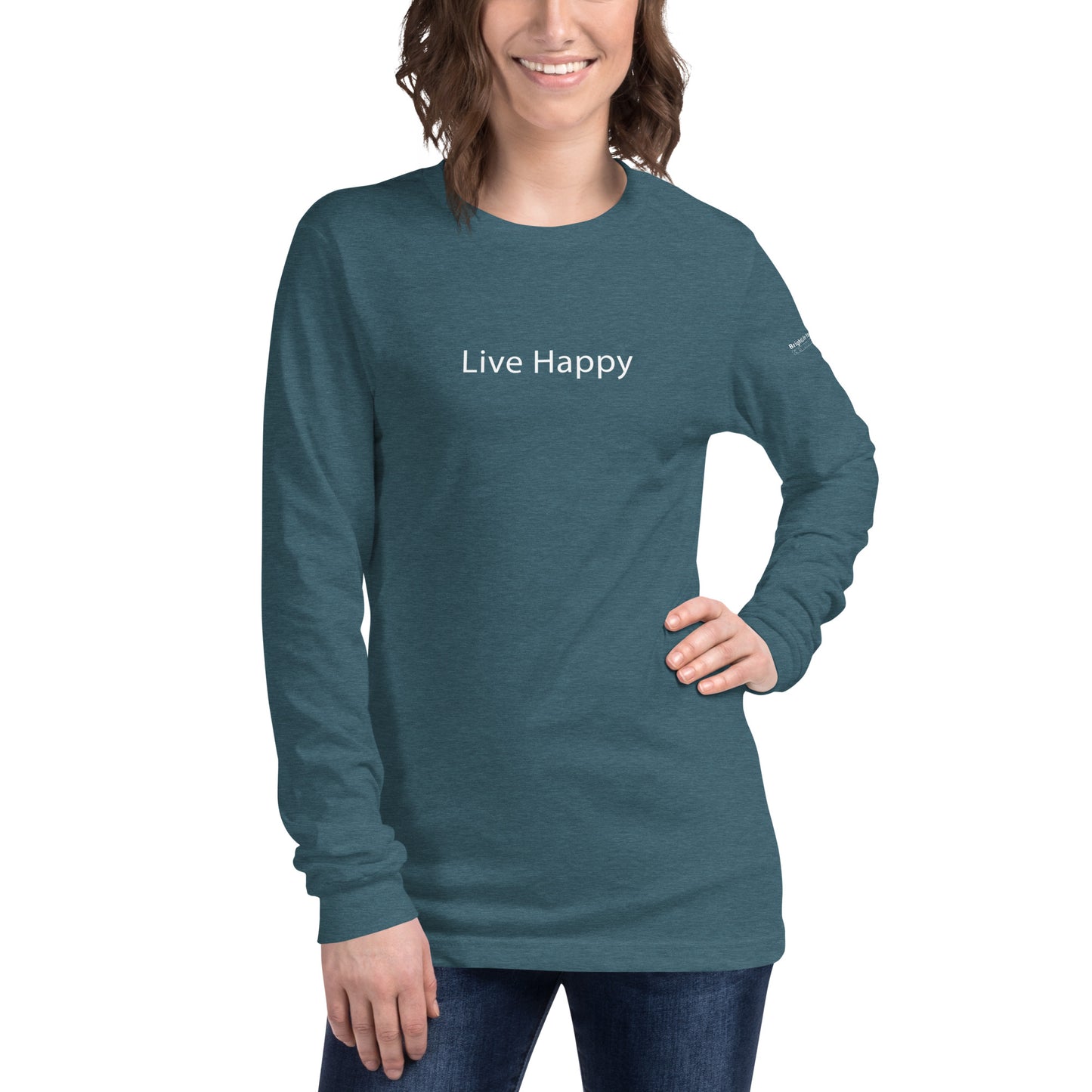 "Live Happy" - Unisex Long Sleeve Tee