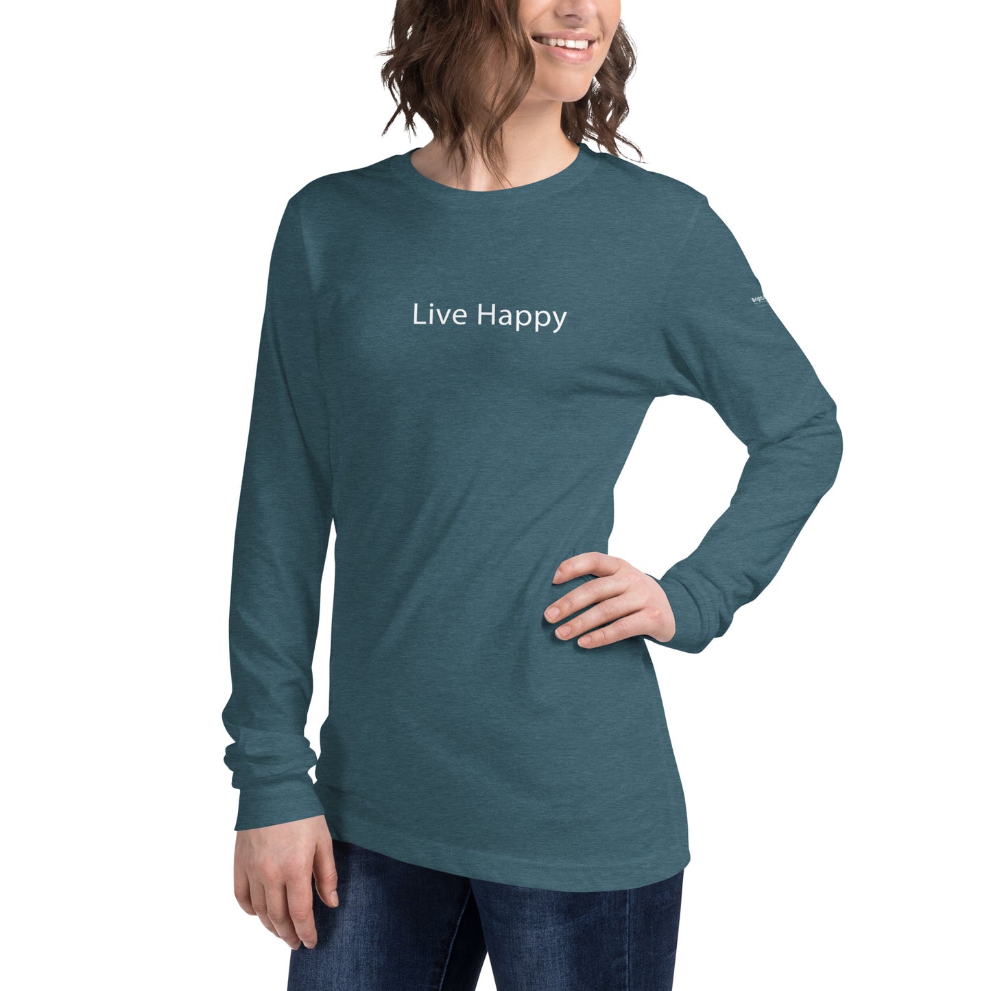 "Live Happy" - Unisex Long Sleeve Tee