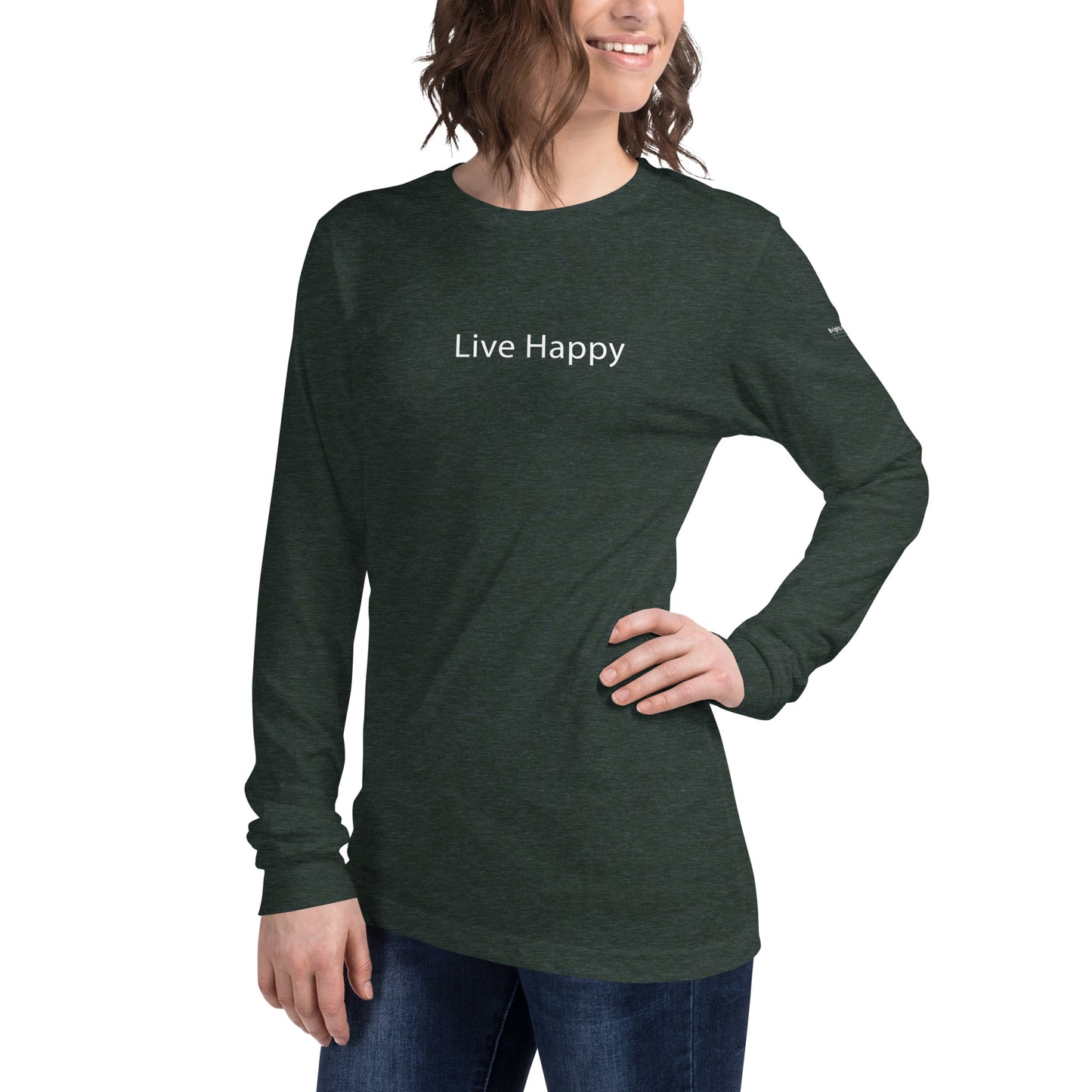"Live Happy" - Unisex Long Sleeve Tee