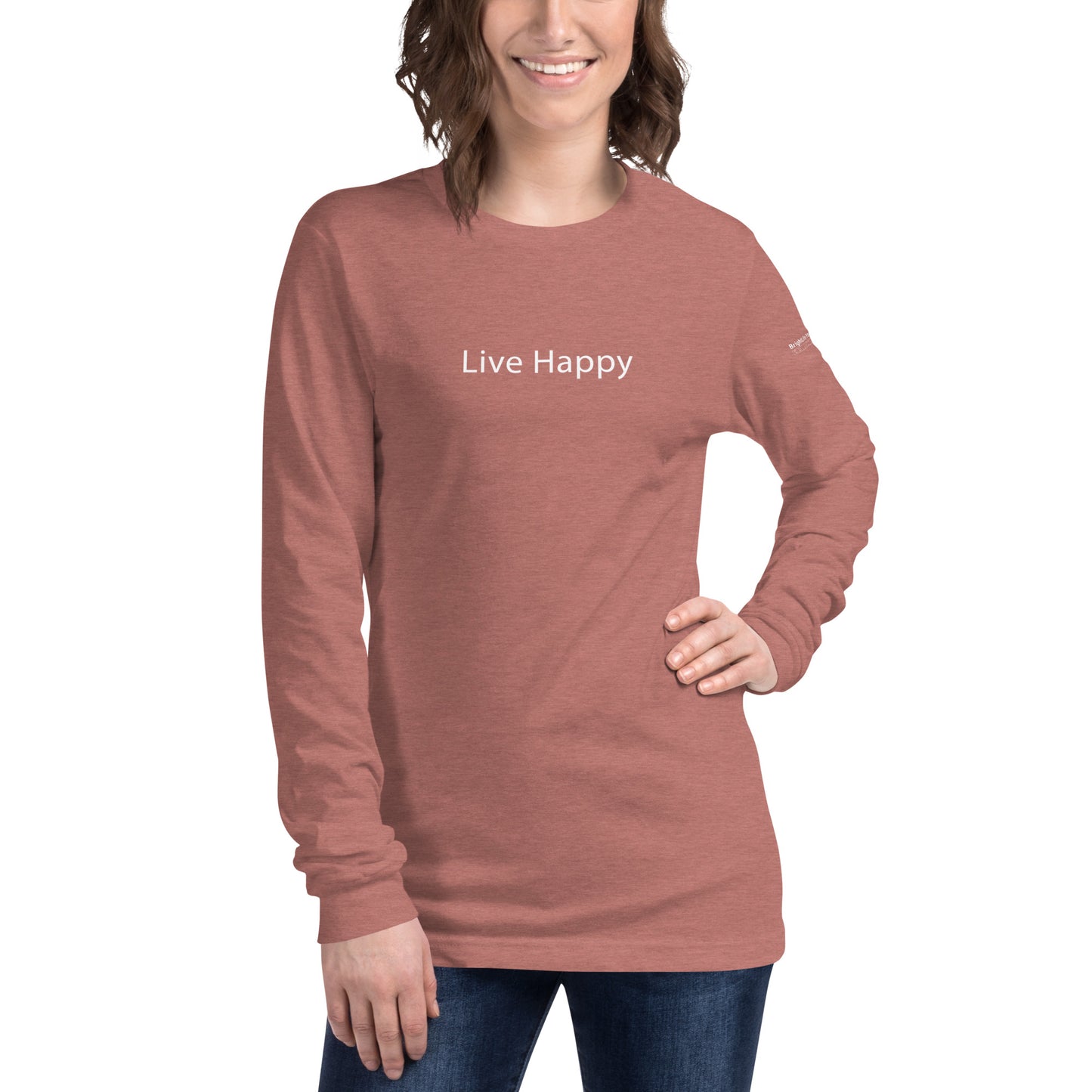 "Live Happy" - Unisex Long Sleeve Tee