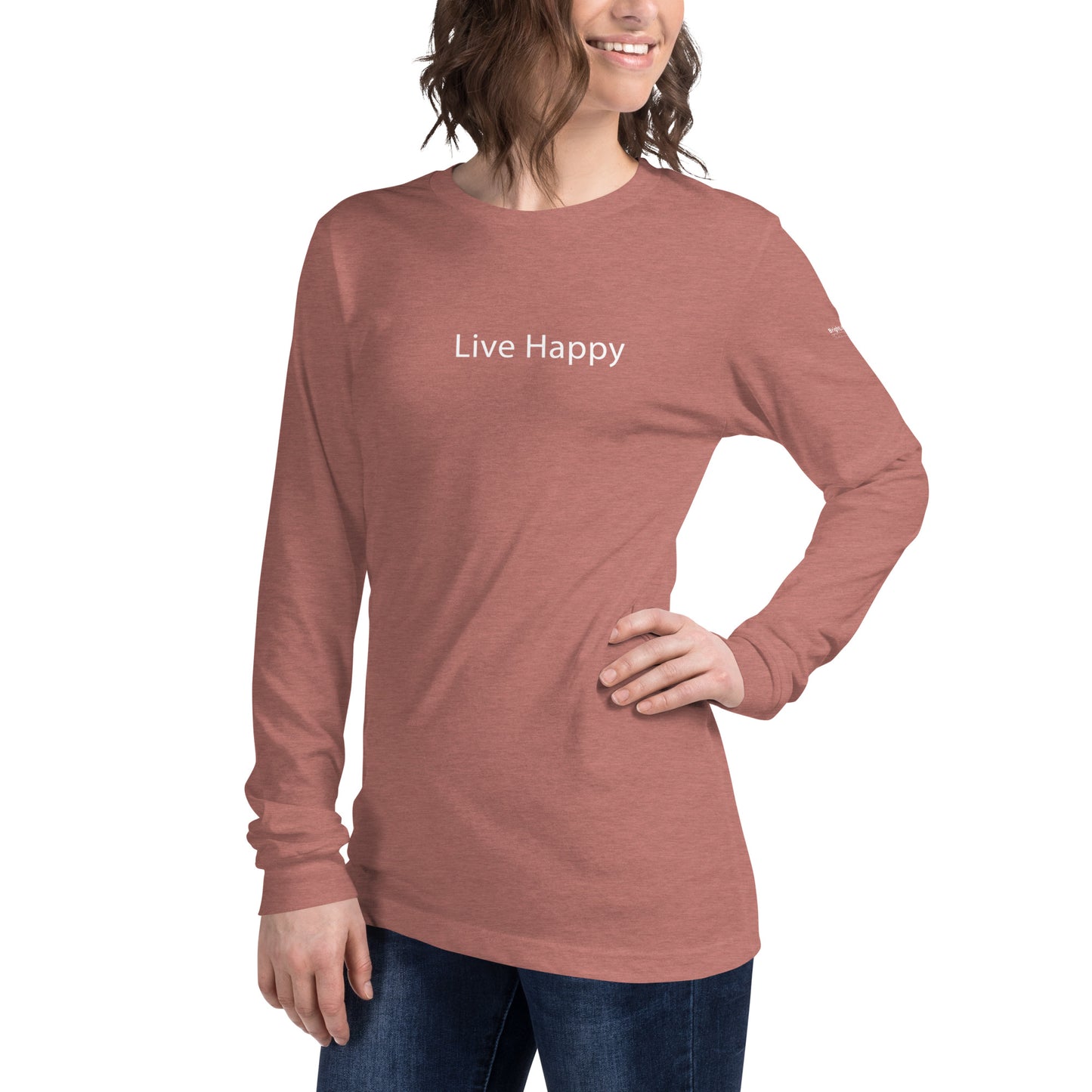 "Live Happy" - Unisex Long Sleeve Tee