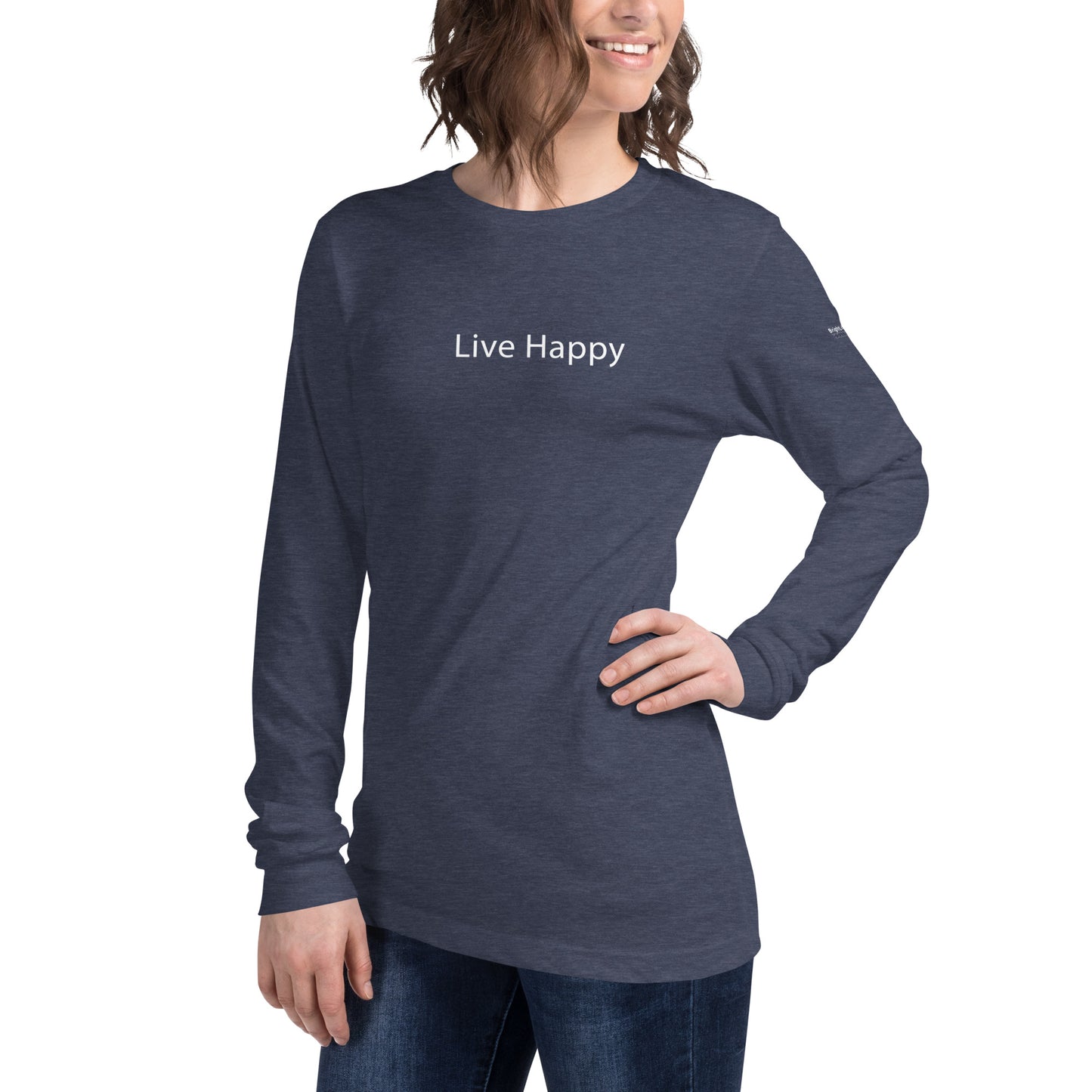 "Live Happy" - Unisex Long Sleeve Tee