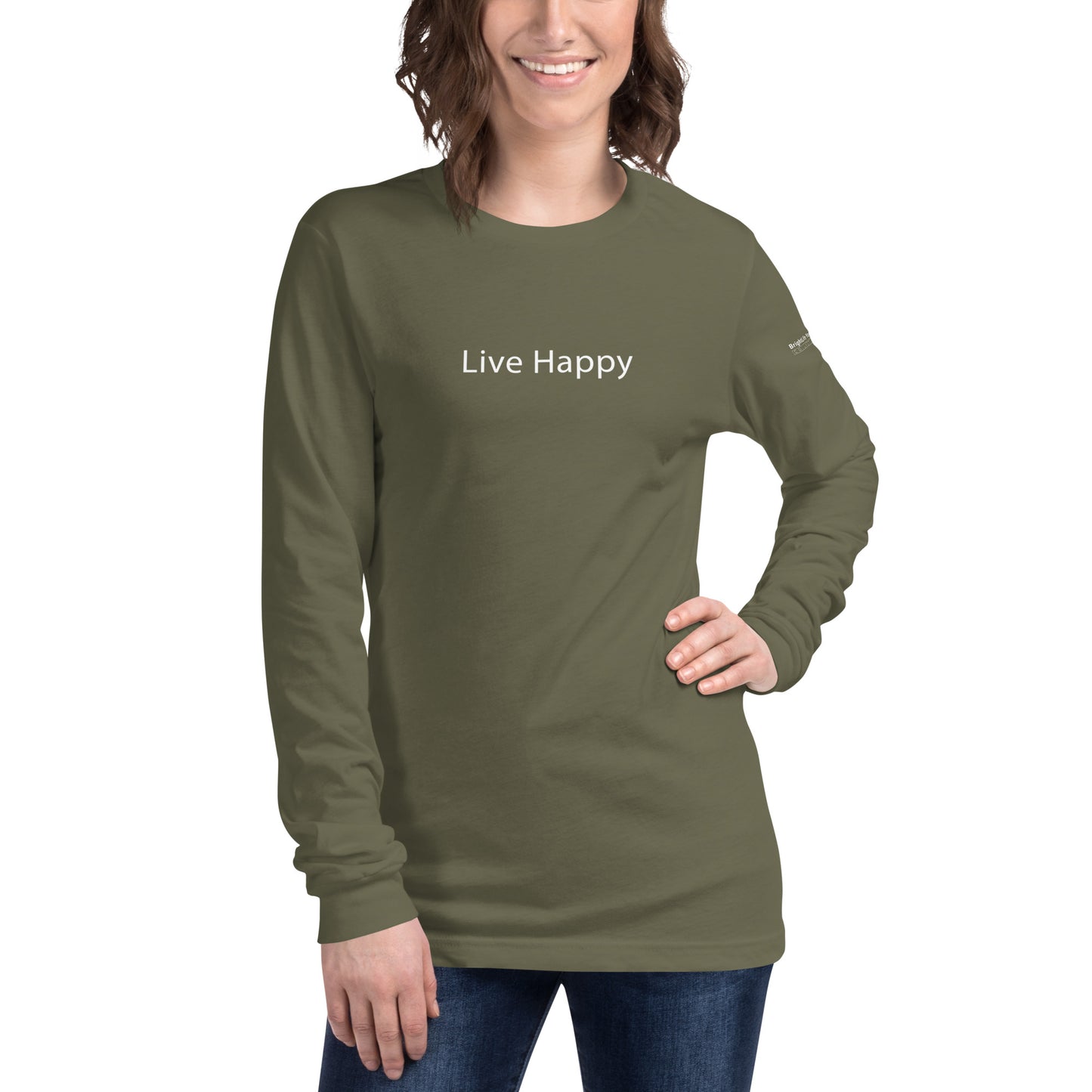 "Live Happy" - Unisex Long Sleeve Tee