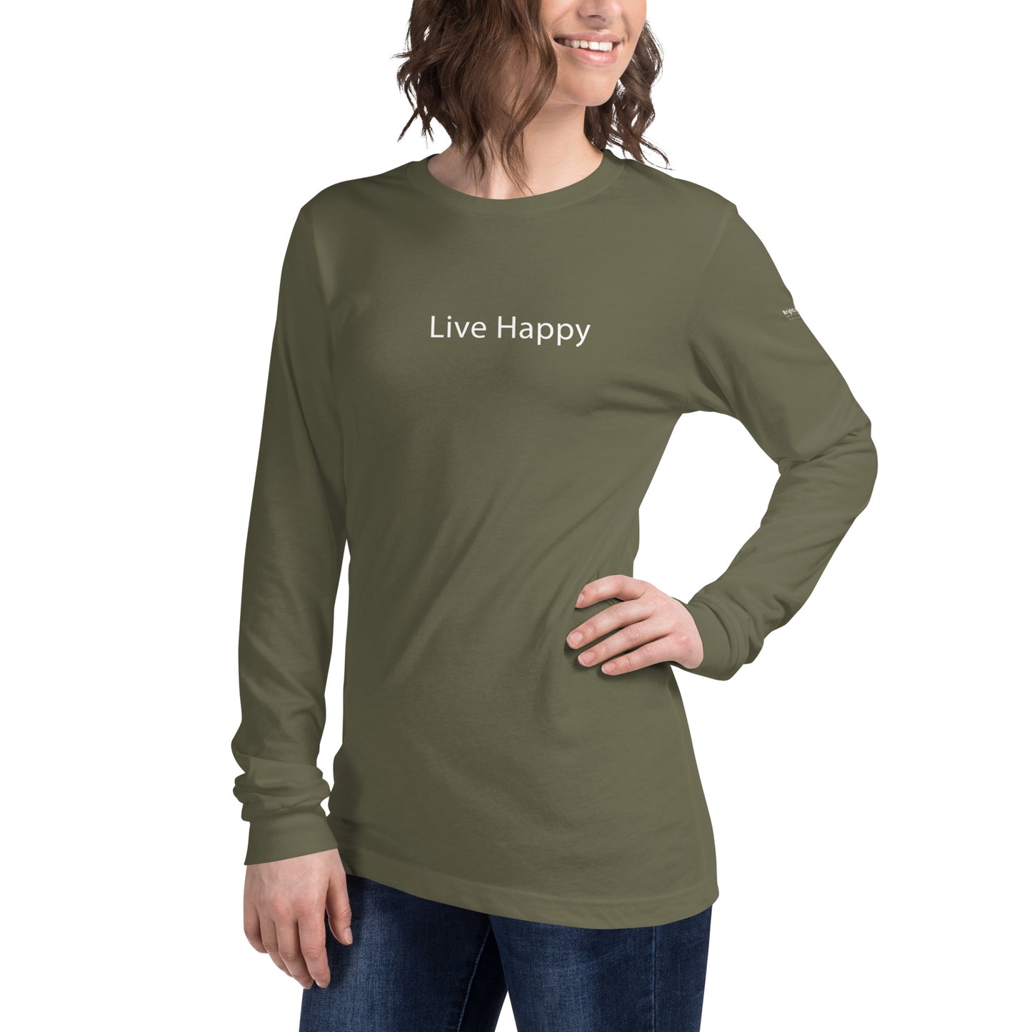 "Live Happy" - Unisex Long Sleeve Tee