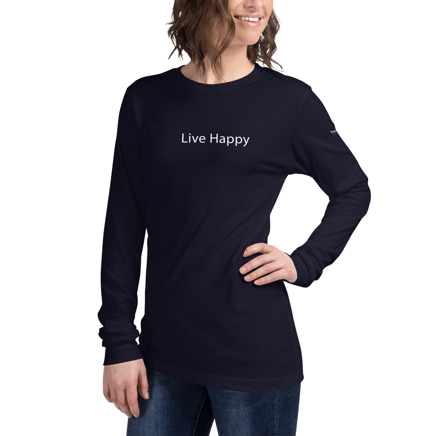 "Live Happy" - Unisex Long Sleeve Tee