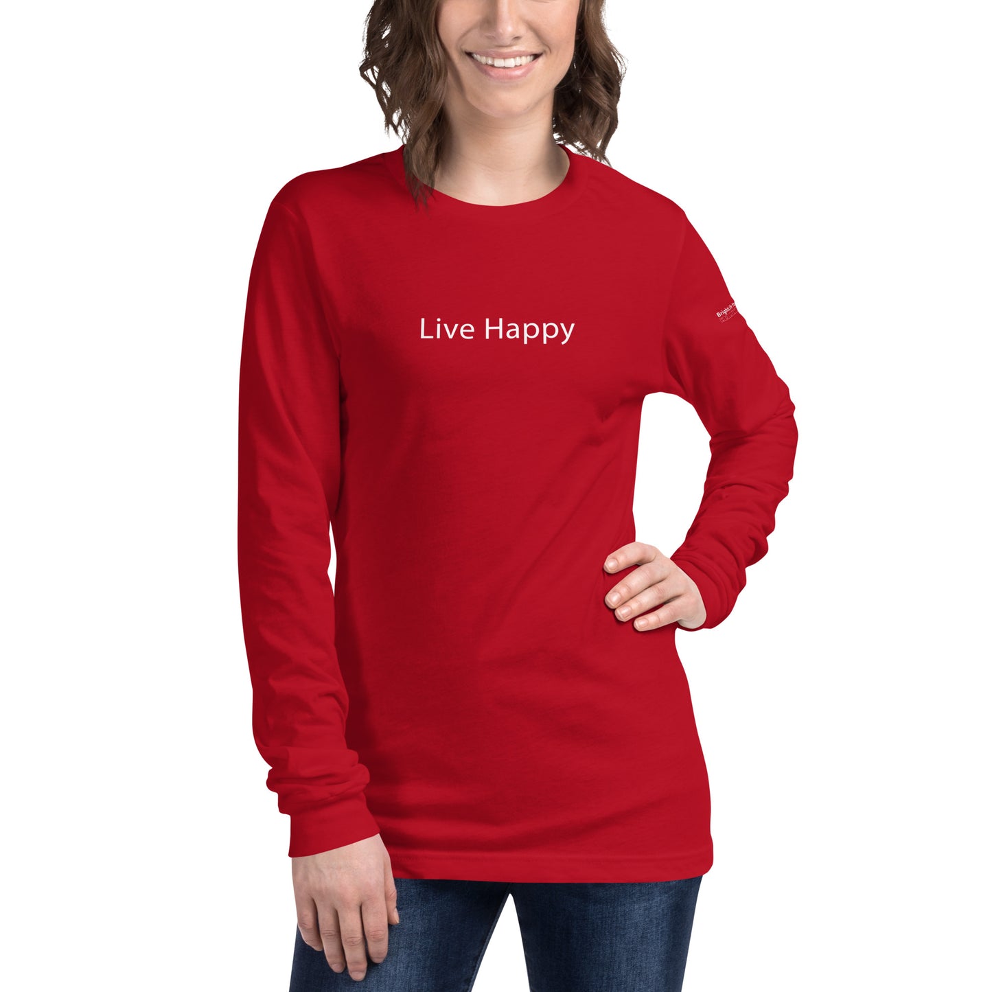 "Live Happy" - Unisex Long Sleeve Tee