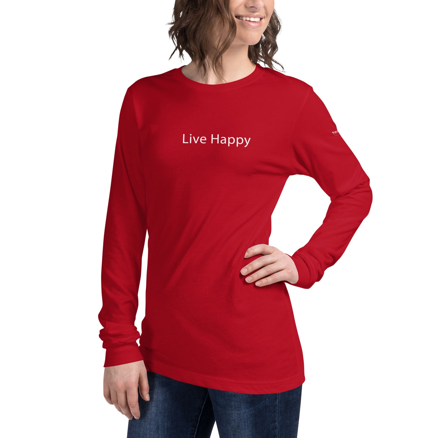 "Live Happy" - Unisex Long Sleeve Tee