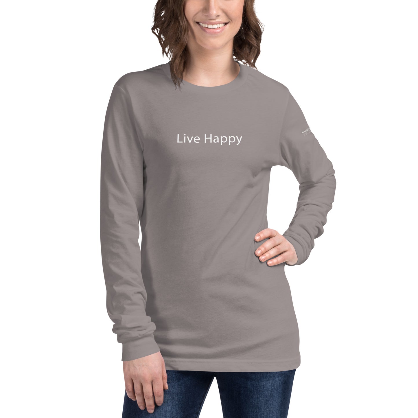 "Live Happy" - Unisex Long Sleeve Tee