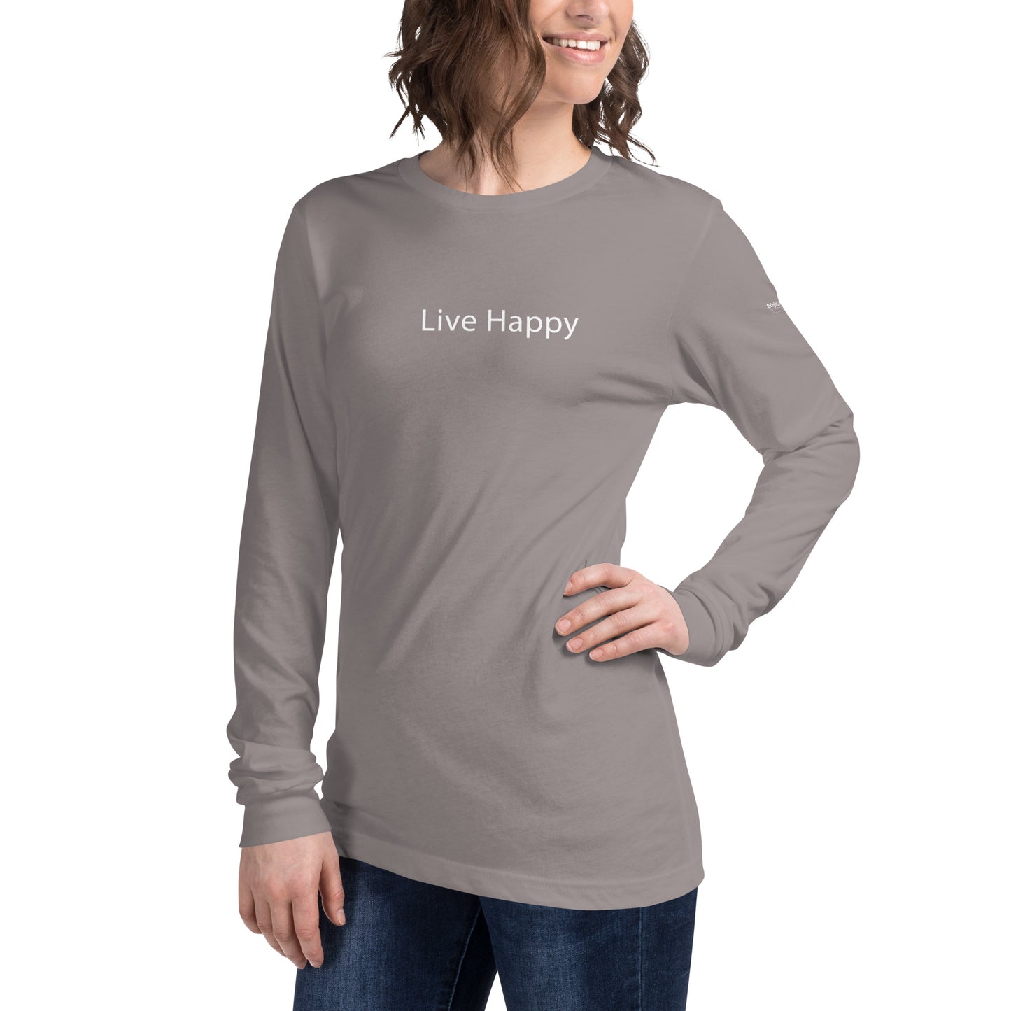"Live Happy" - Unisex Long Sleeve Tee