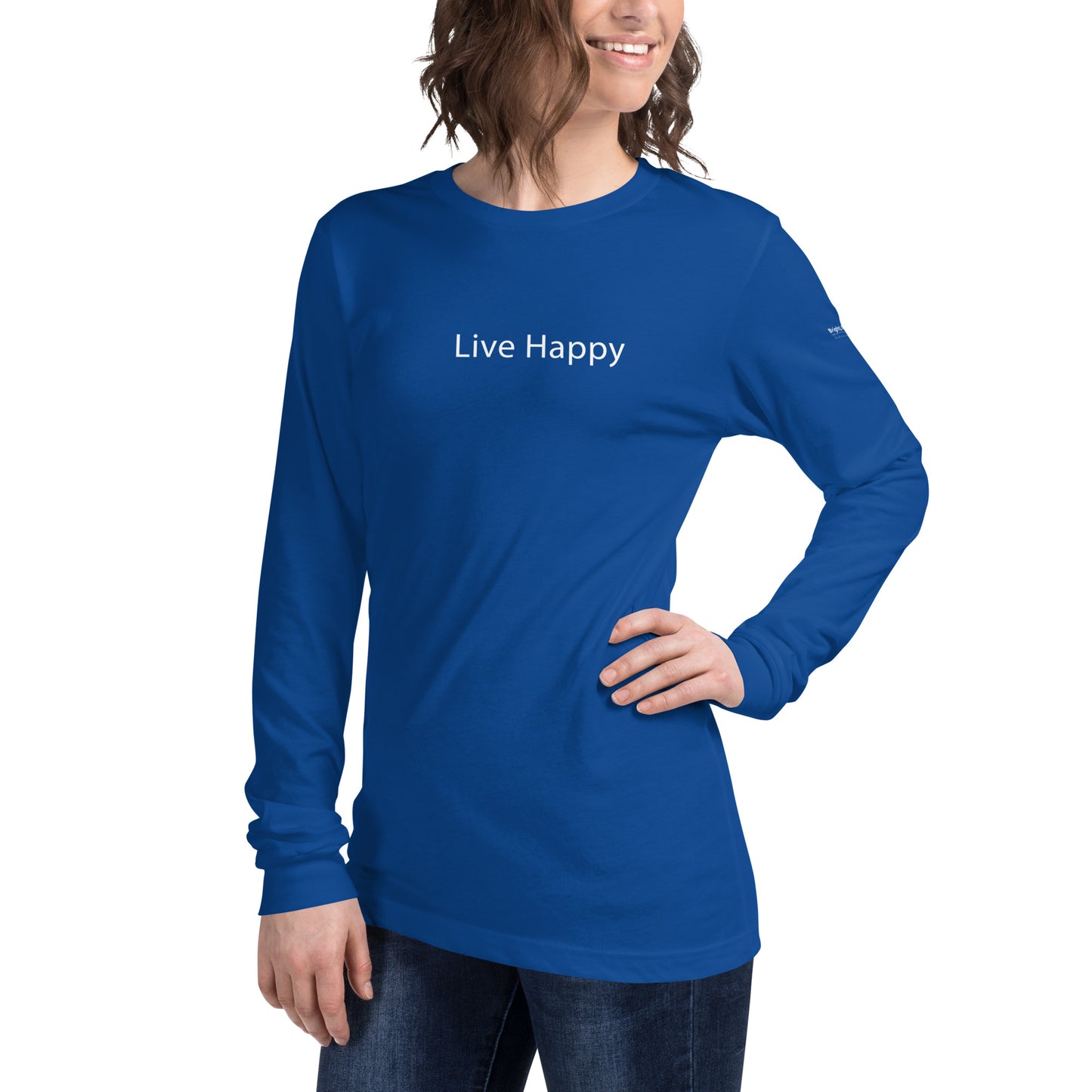 "Live Happy" - Unisex Long Sleeve Tee