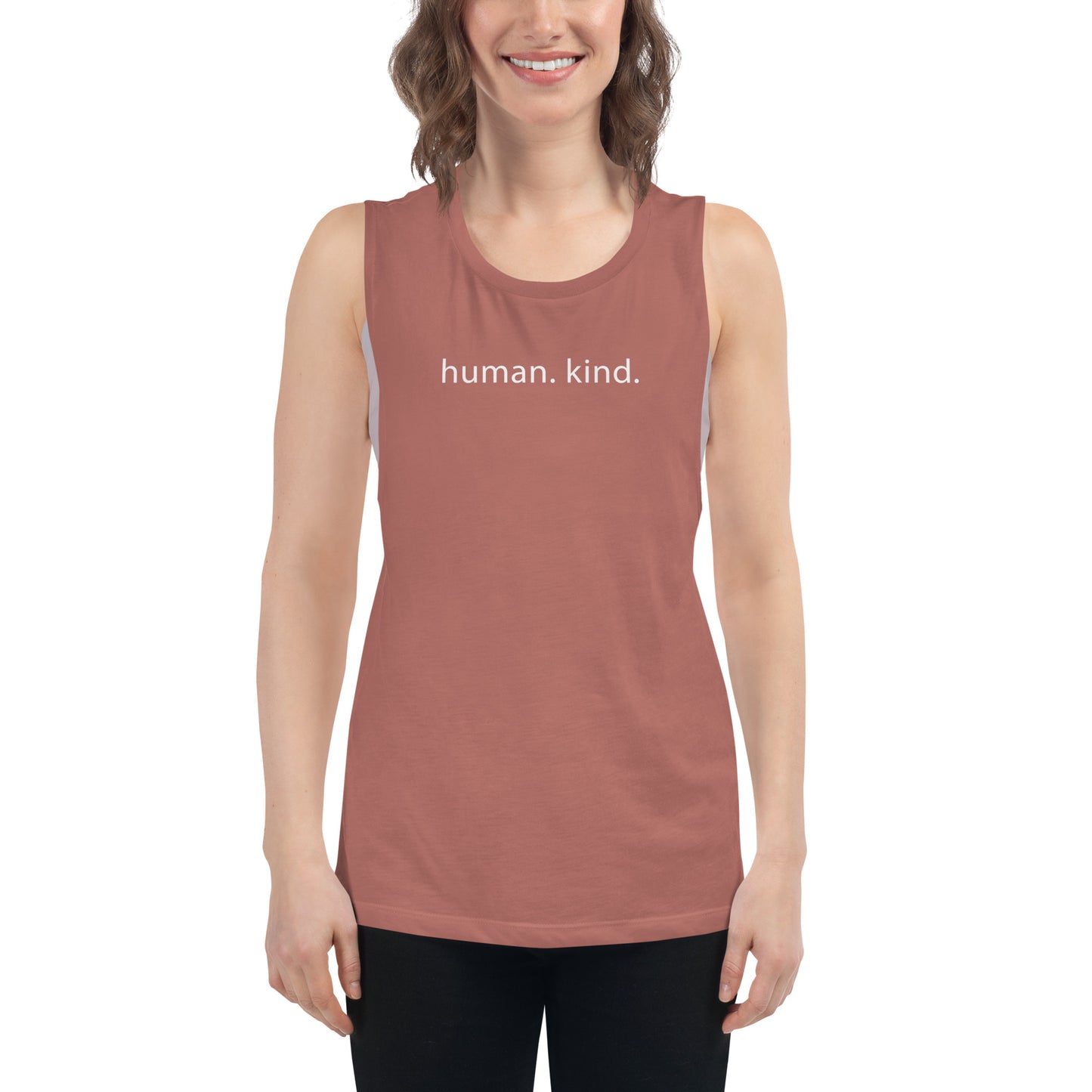 "Human Kind" - Ladies Muscle Tank